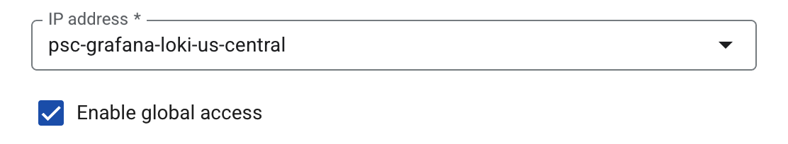 Enable Global access