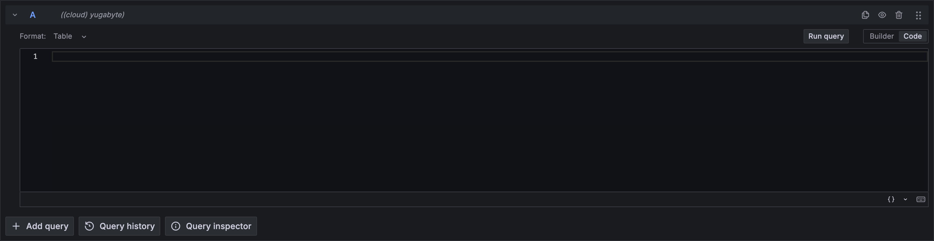 Yugabyte Code Editor