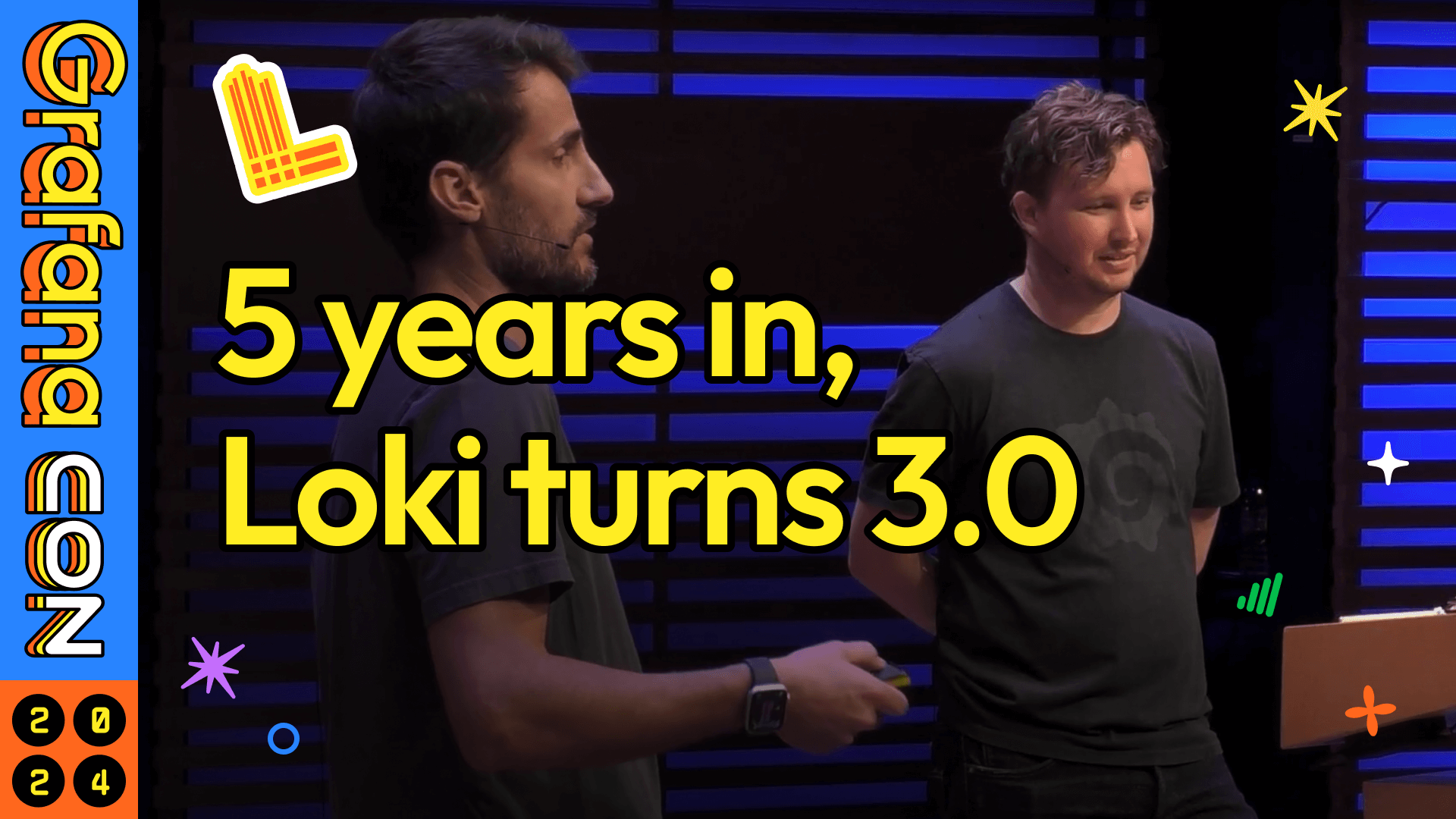 Click to watch and listen to 5 years in, Loki turns 3.0