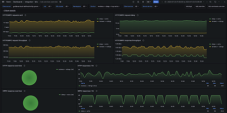 Istio services overview (client)