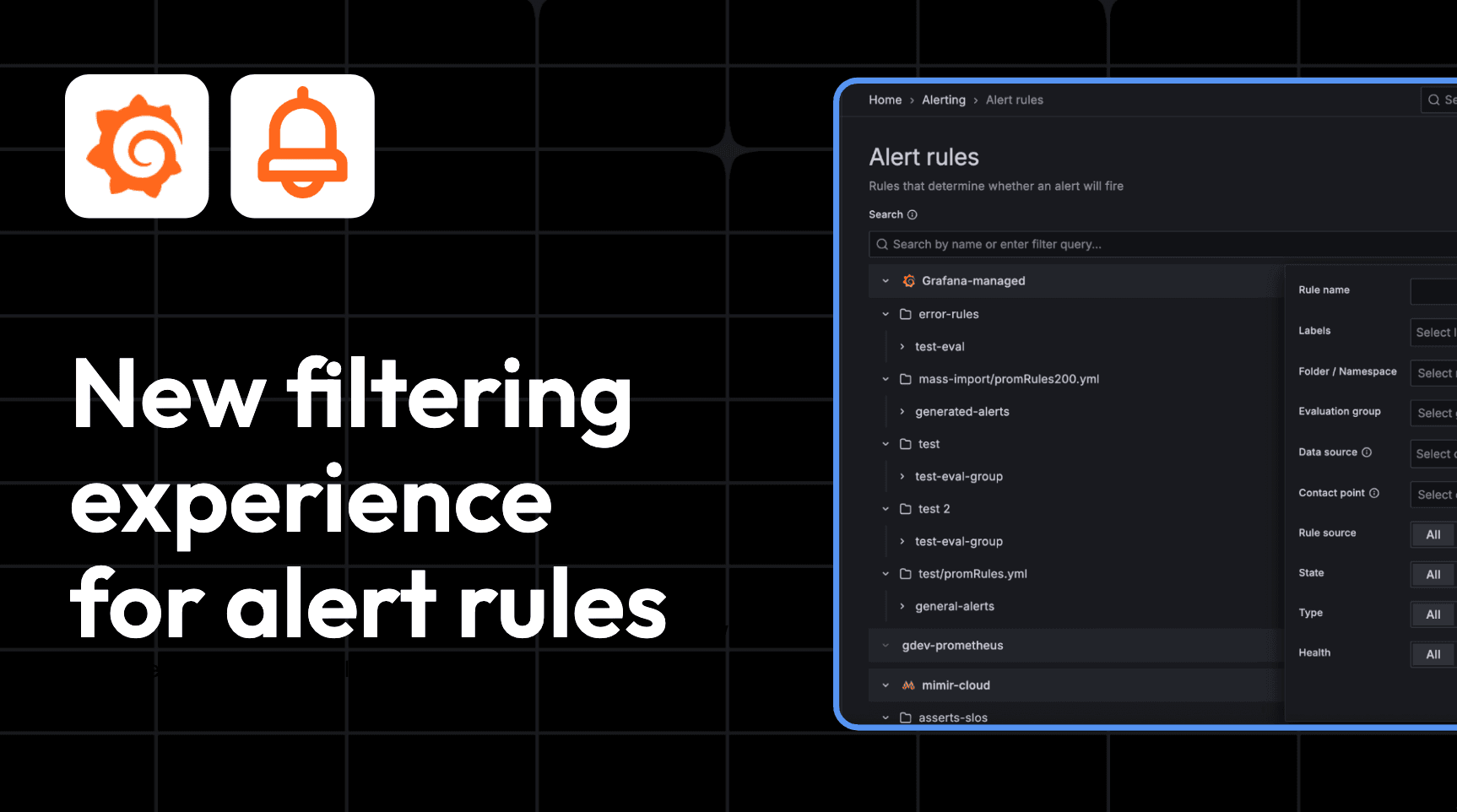 A smarter filter for Grafana Alerting: Introducing a new way to find your alerts 
