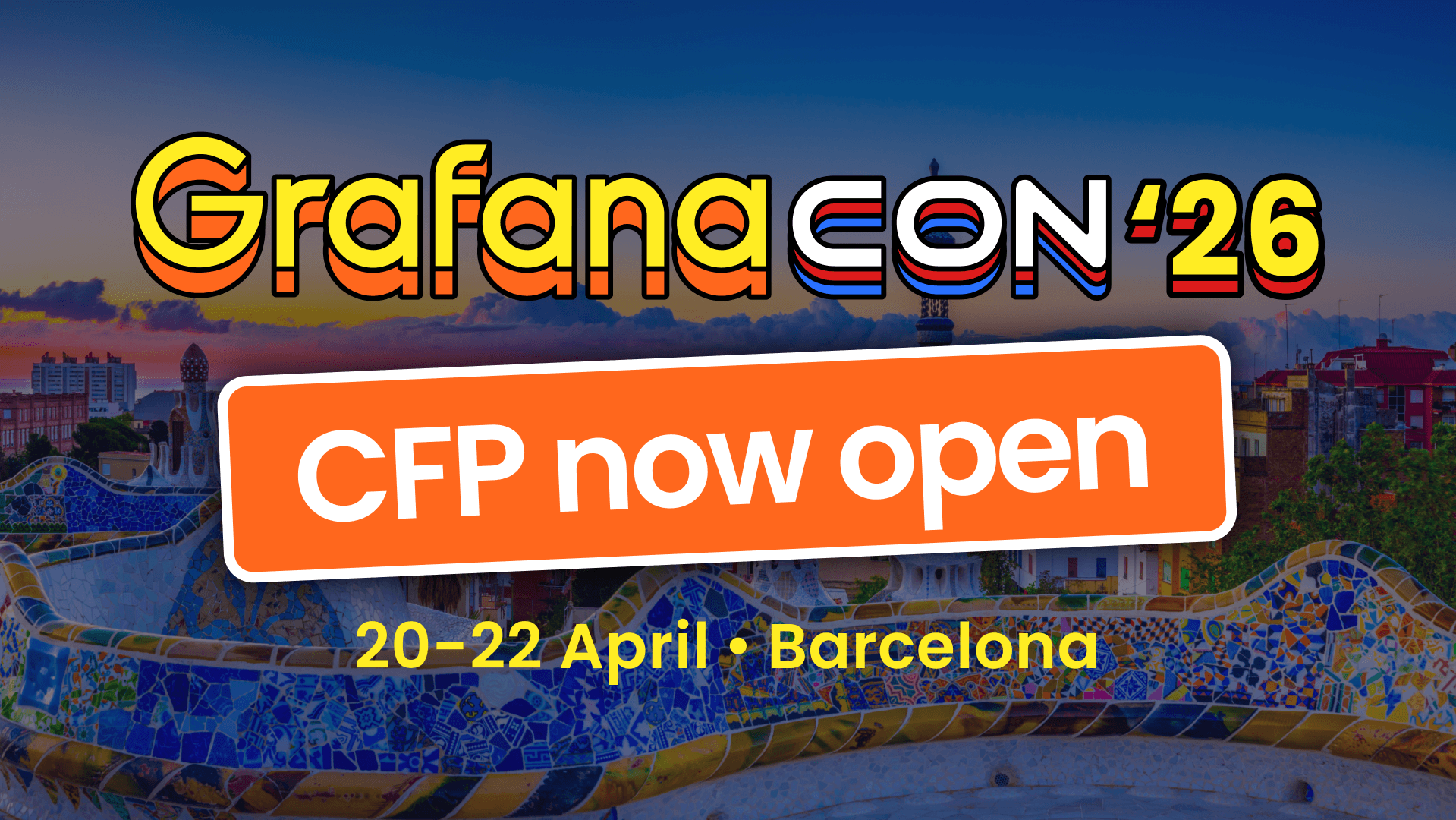 GrafanaCON 2026: Apply to speak at our biggest community event!