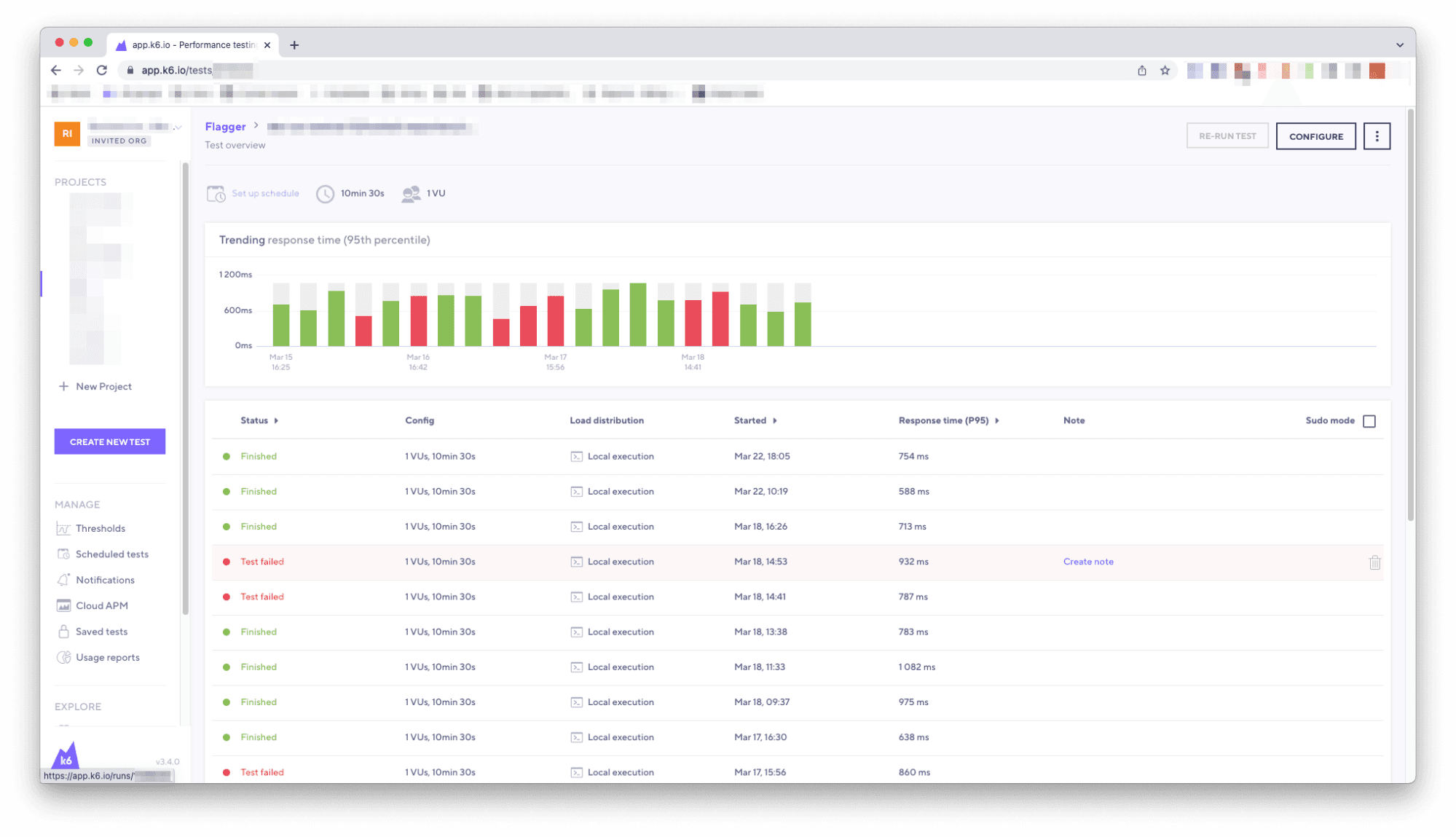 Deployment-time testing with Grafana k6 and Flagger