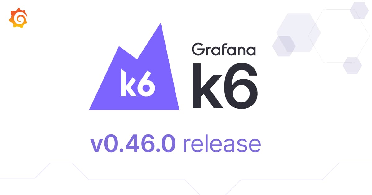 Grafana k6 v0.46.0 release: TLS per gRPC connection support, new usage reports in Grafana Cloud k6, and more!