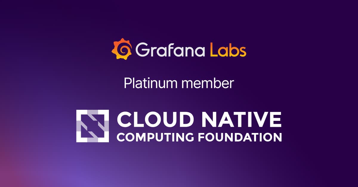 Grafana Labs joins the CNCF Governing Board as a Platinum member of the open source foundation