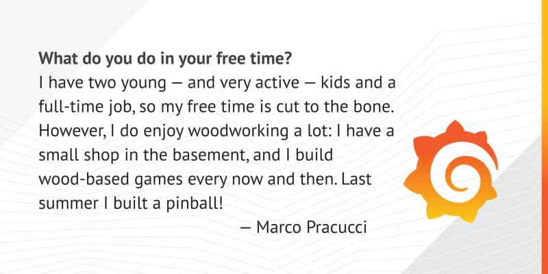 Meet the Grafana Labs Team: Marco Pracucci
