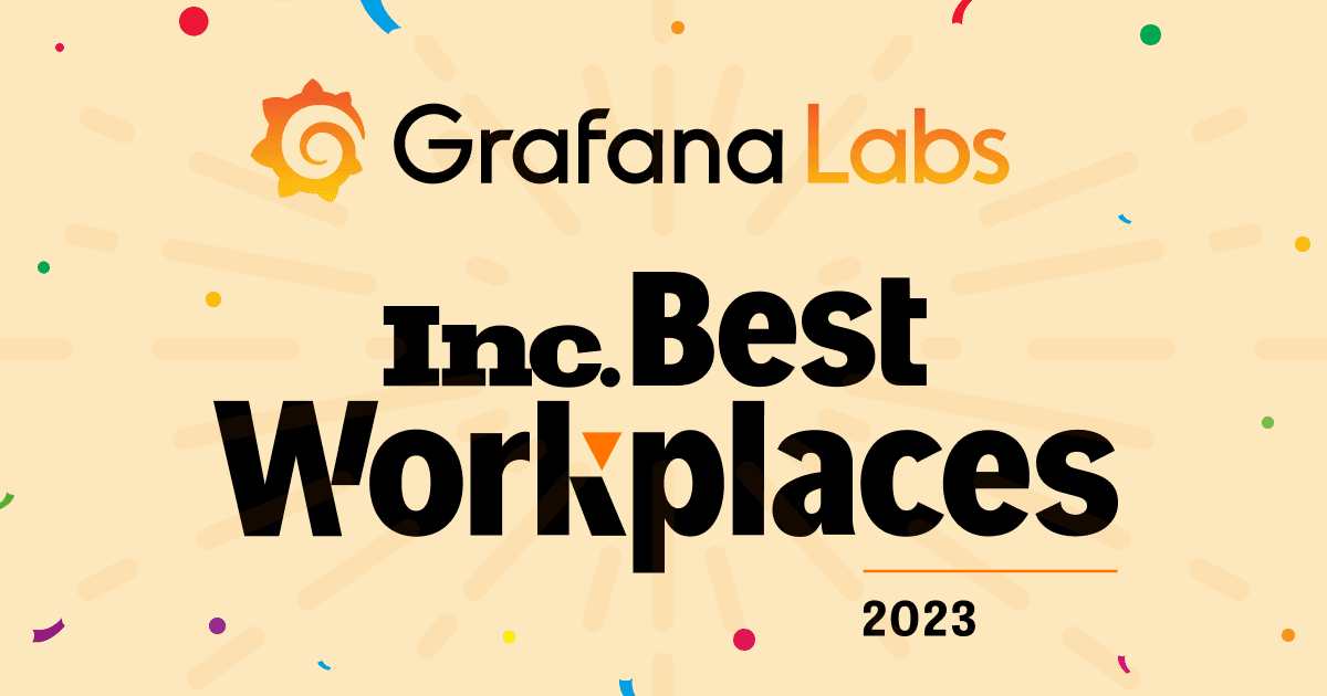 Grafana Labs named to the Inc. Best Workplaces 2023 list