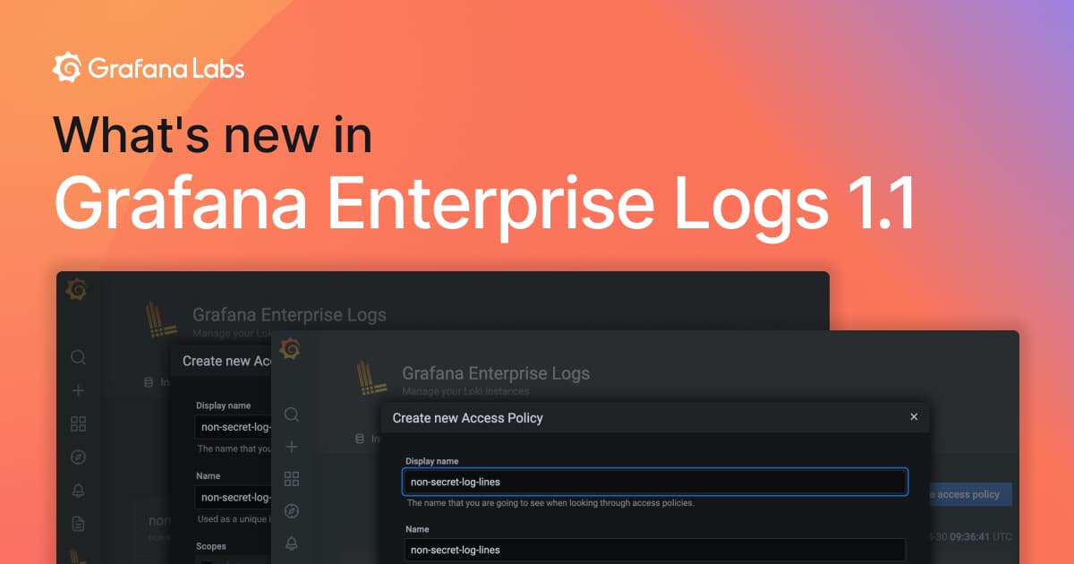 What’s new in Grafana Enterprise Logs 1.1: Label-based access control