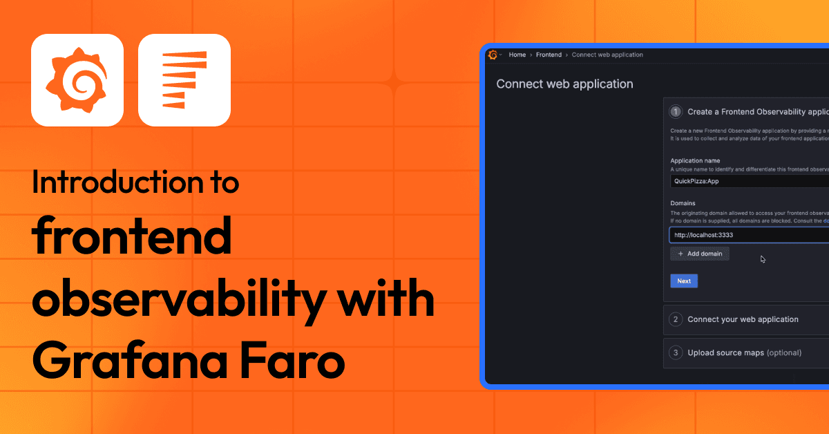 How to get started with frontend observability: A quick Grafana Faro example
