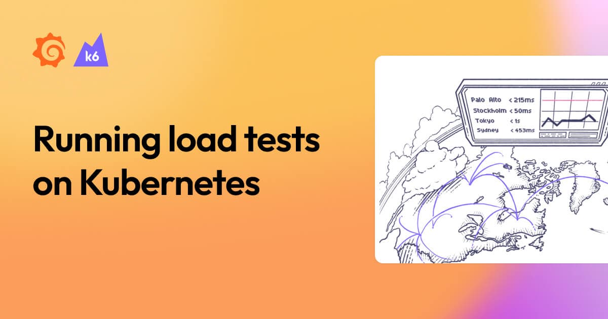 Running distributed load tests on Kubernetes