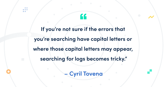 How to search logs in Loki without worrying about the case