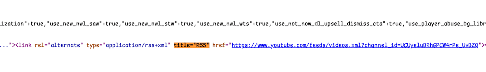 A screenshot of highlighted markup