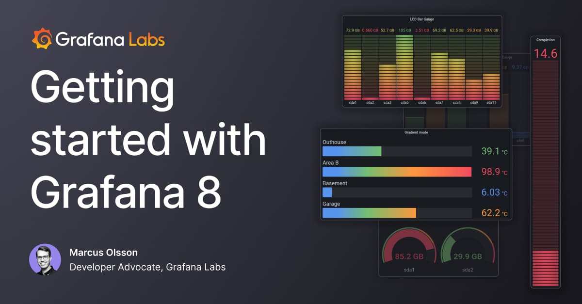 Don’t miss the live webinar on getting started with Grafana 8 at 8:00 UTC on Sept. 9