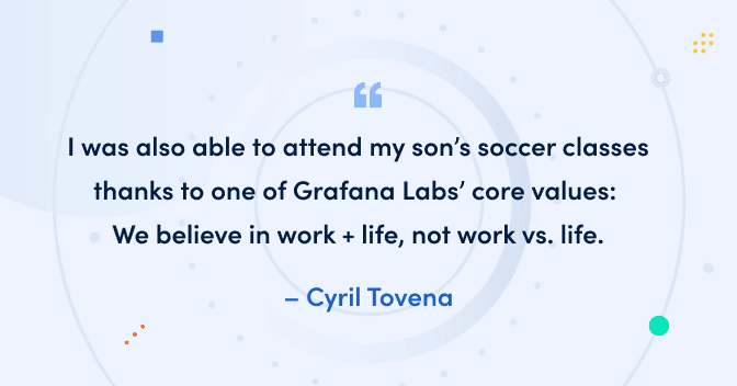 How Grafana Labs’ remote-first culture allows me to put family first