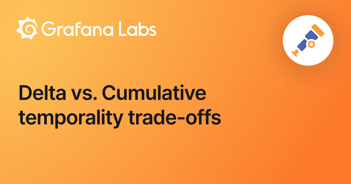 OpenTelemetry metrics: A guide to Delta vs. Cumulative temporality trade-offs