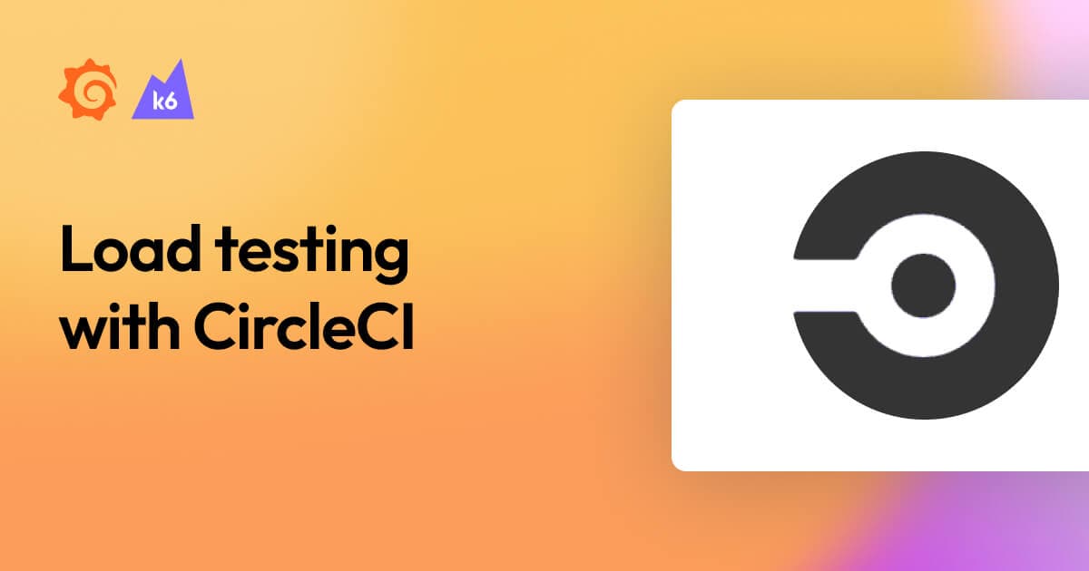 Load testing with CircleCI