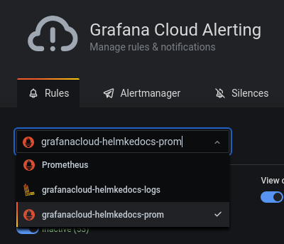 Cloud Alerting Data Source