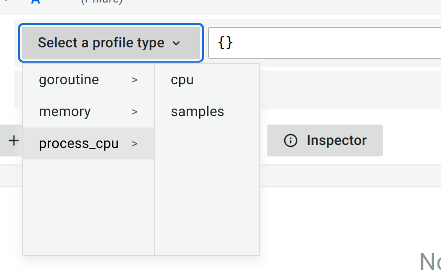 Profile selector