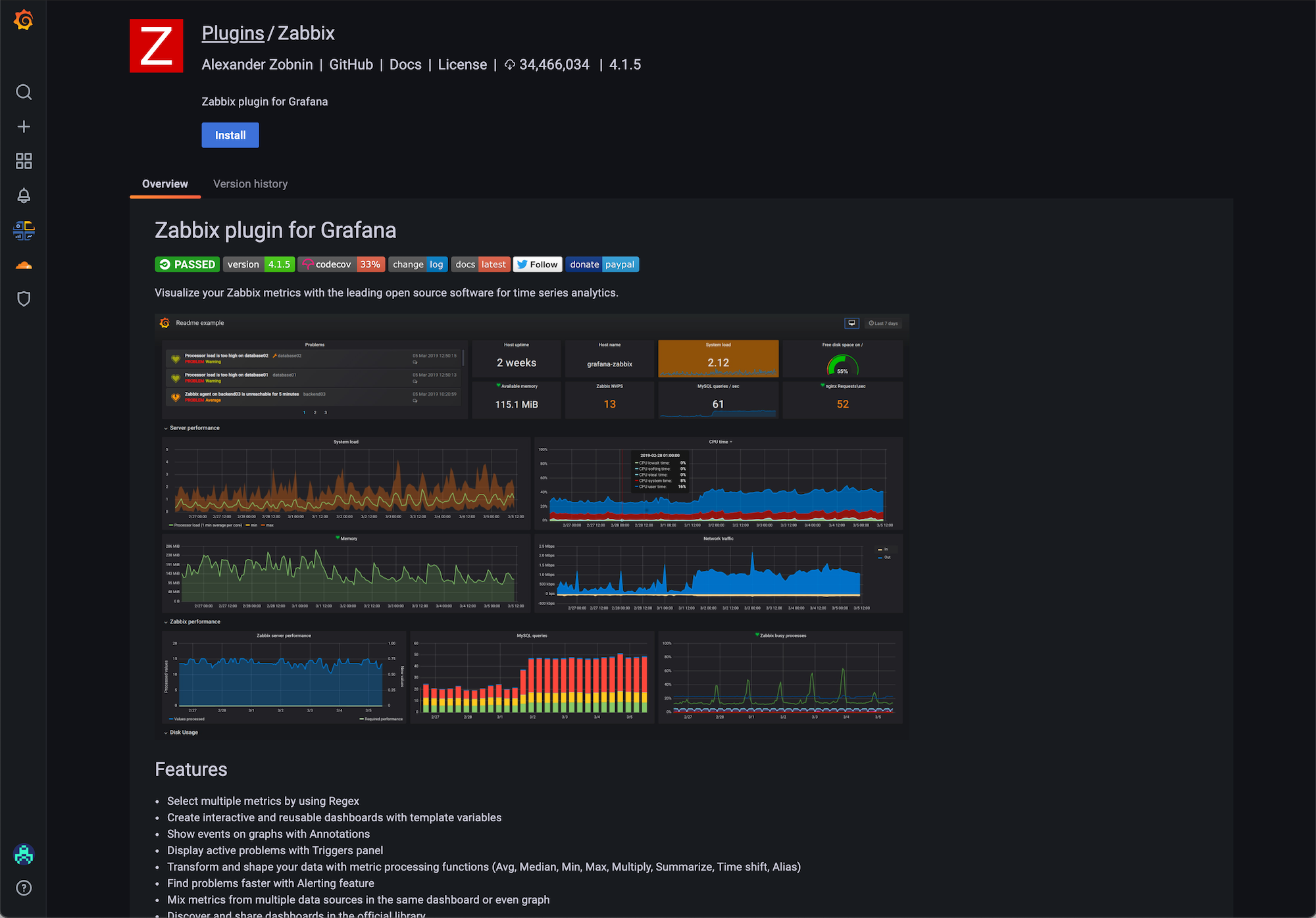 Plugin catalog install